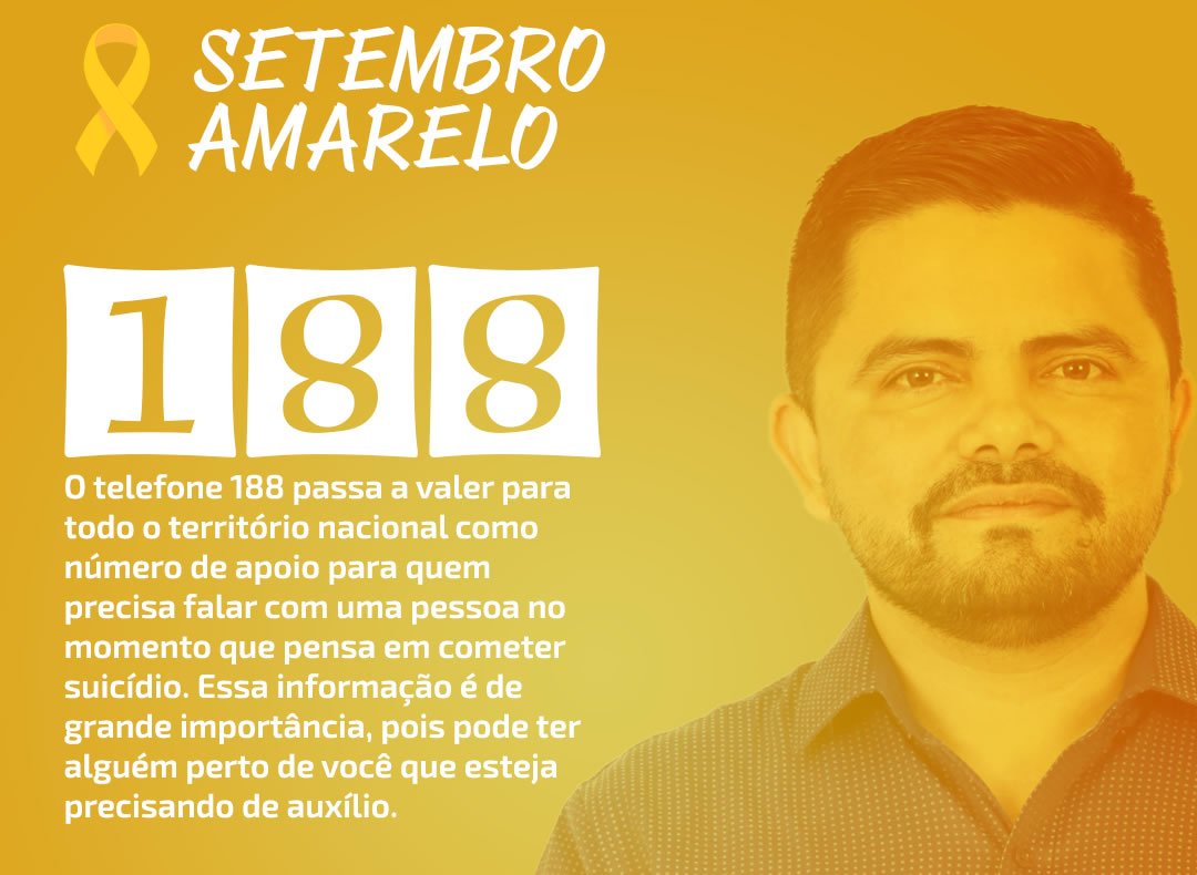 SETEMBRO AMARELO – Jesuino Boabaid faz alerta para prevenção de suicídios
