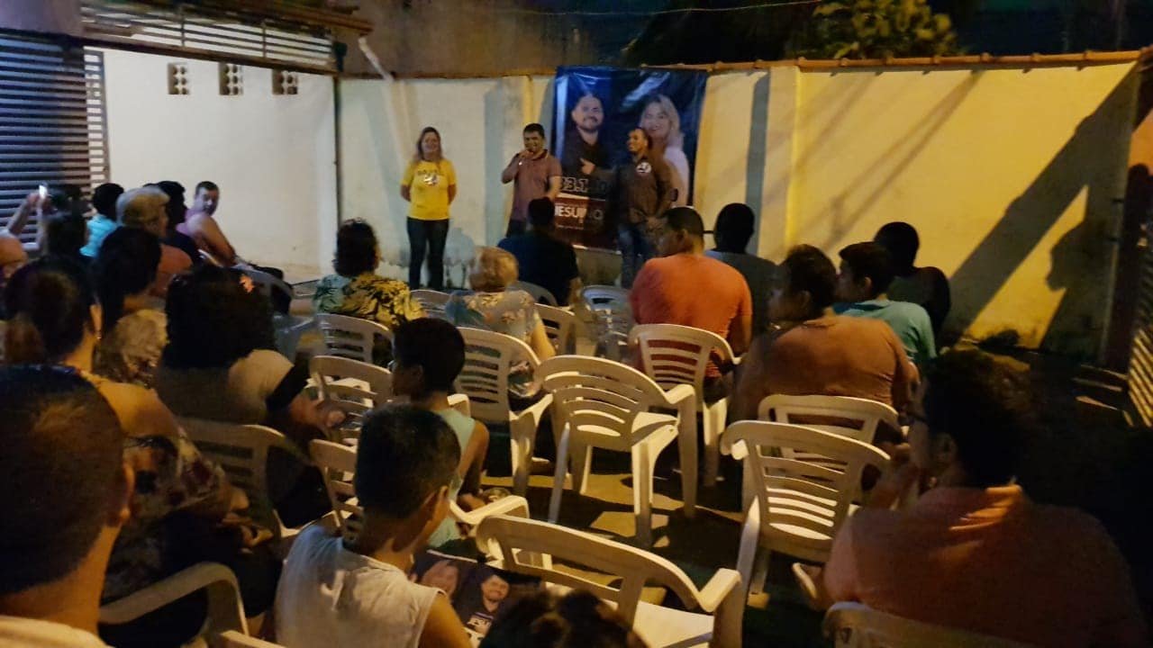 REUNIÃO – Jesuino Boabaid conta história de lutas e apresenta plano de ação no Bairro Aponiã