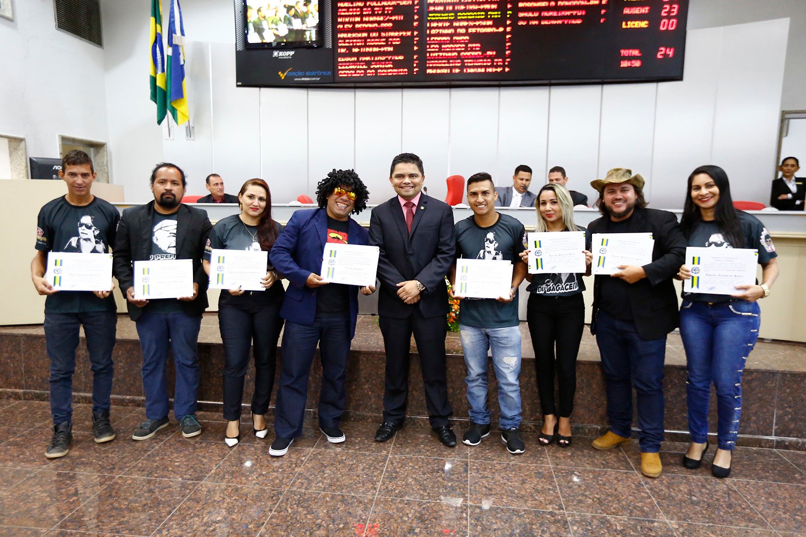 HOMENAGEM – Deputado Jesuíno Boabaid concede votos de louvor ao programa ‘Vai Lá Sabido’