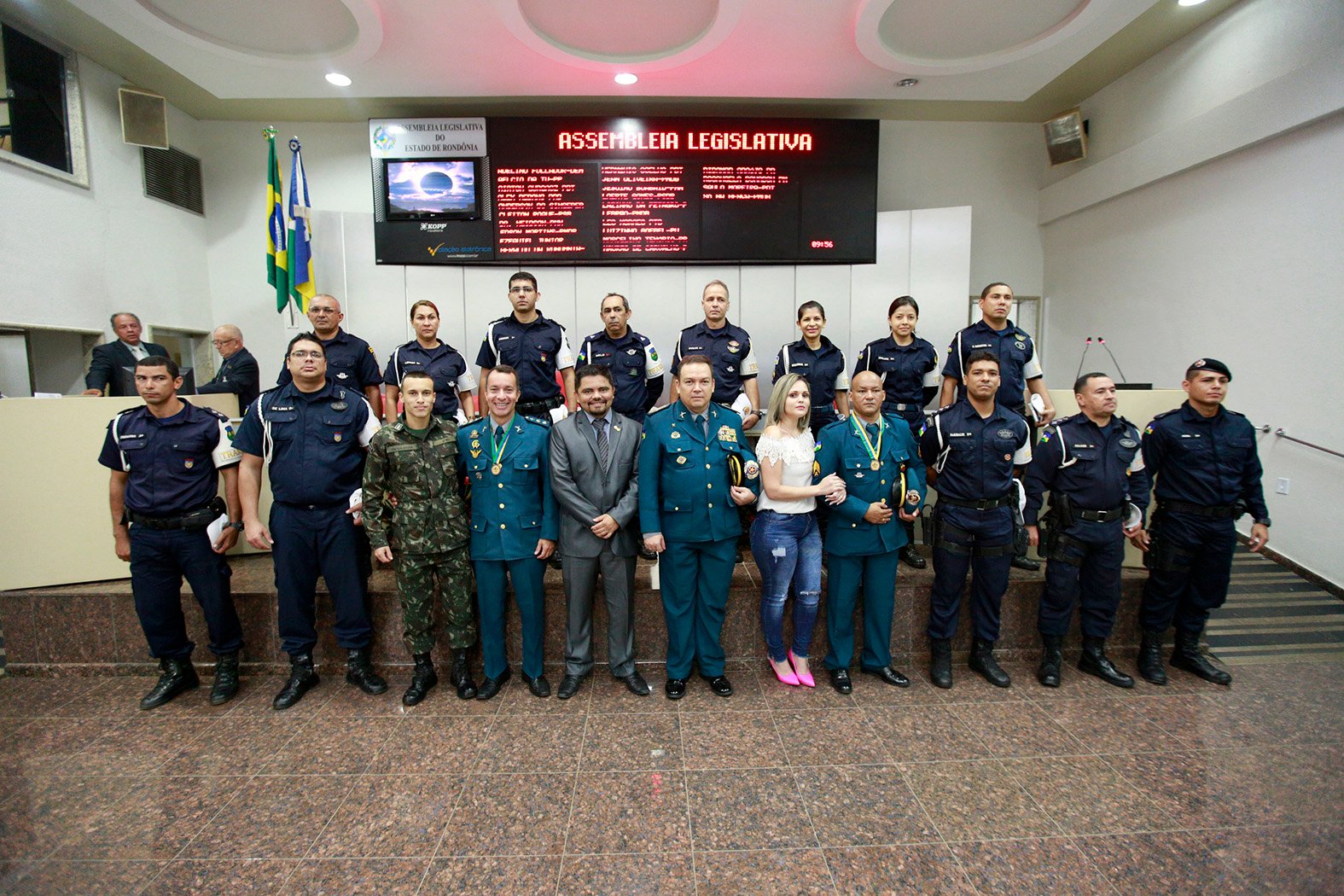Jesuíno Boabaid preside Sessão Solene para homenagear PMs de Rondônia