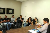 Jesuíno Boabaid se reúne com agentes penitenciários