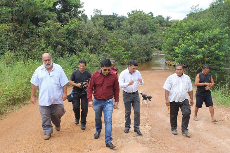 Jesuíno busca recursos para reformar ponte no rio das Garças