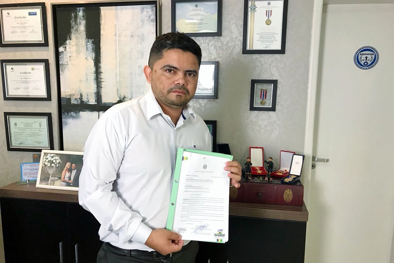 Deputado Jesuíno solicita informações sobre Quartel da PM de Extrema