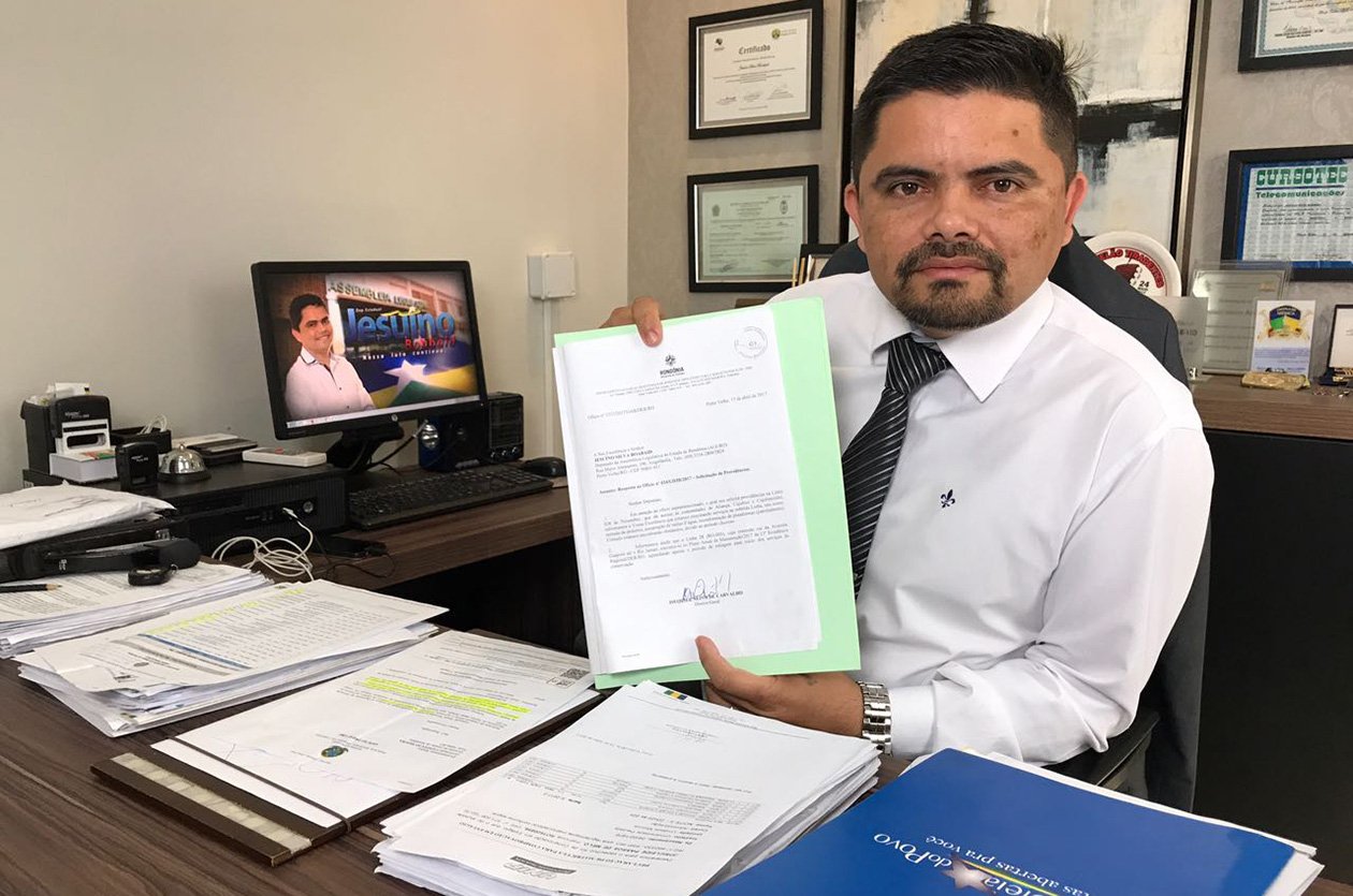 Deputado Jesuíno intercede ao DER melhorias na Linha 28 de Novembro