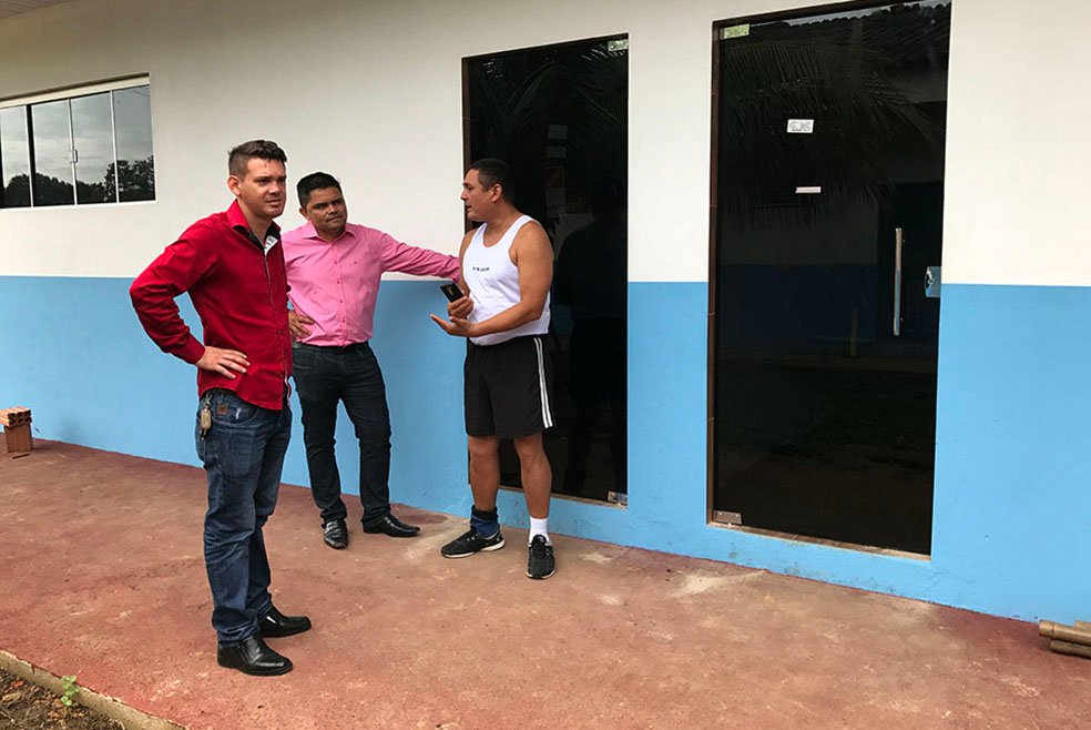 Deputado Jesuíno Boabaid fiscaliza andamento das obras na PM